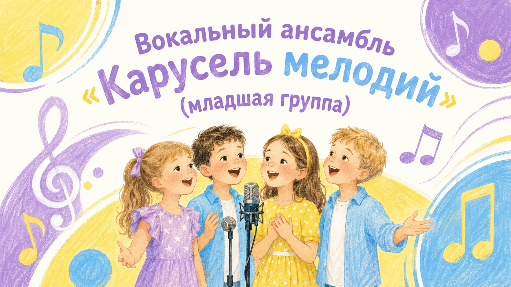 Вокальный ансамбль «Карусель мелодий» (младшая группа)